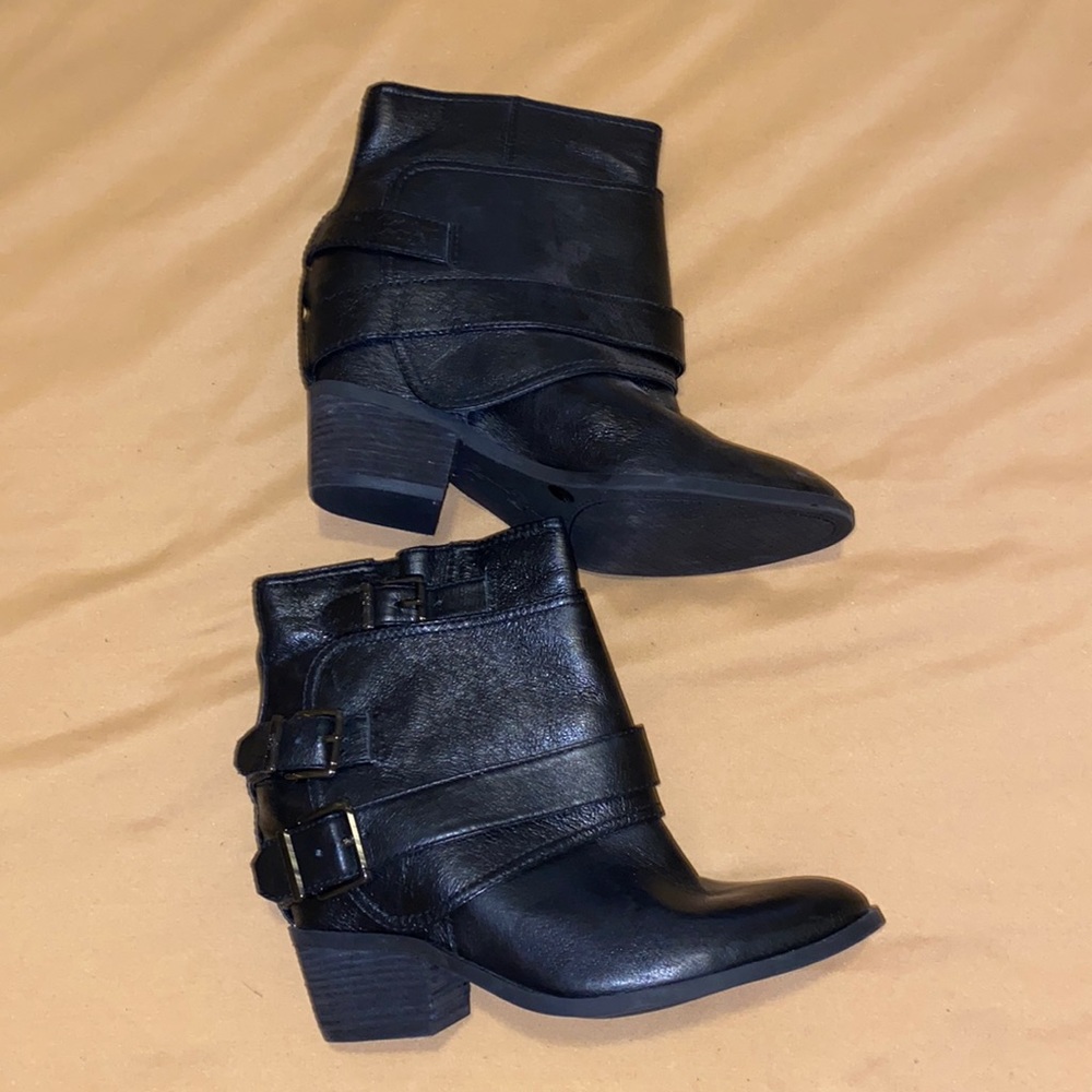 Jessica Simpson black dress booties, size 8. Excellent condition.